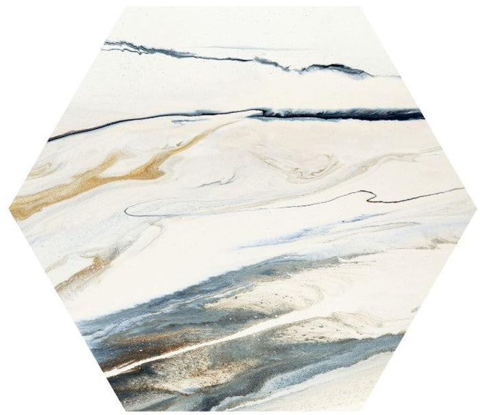 Marmaris Hex Sunset 8x10 Matte Porcelain Tile 1