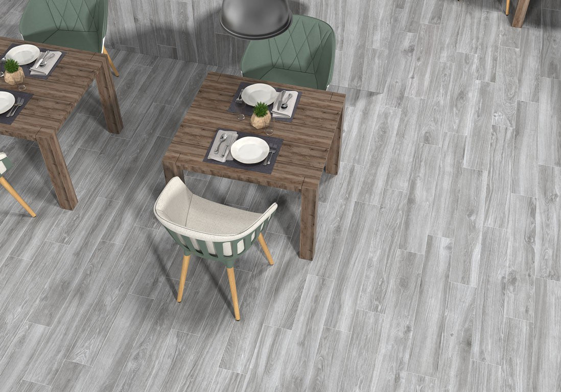 Walkyria Pearl 8x48 Wood Look Porcelain Plank Tile