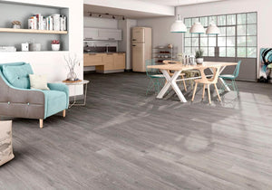 Viggo Ceniza 8x48 Grey Oak Wood Look Porcelain Plank Tile