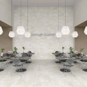 Iroc White 12x24 Porcelain Floor Tile