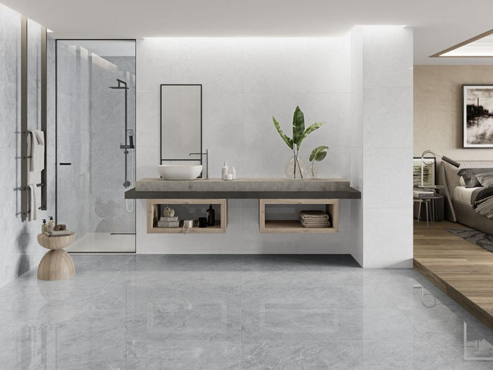 Belvedere White Matte 12x24 Porcelain Tile 2