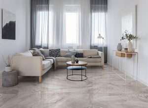 Fossilique Bedrock Polished 12x24 Porcelain Tile