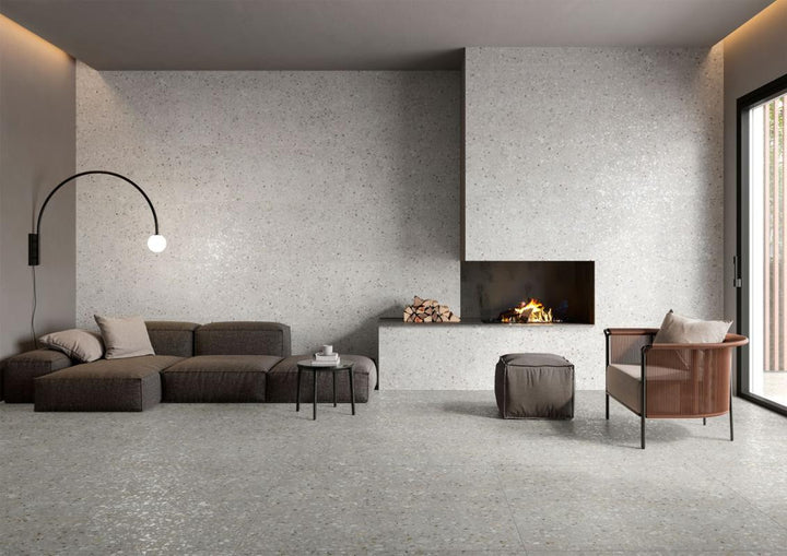 Frammenta Bianco 12x24 Marble Look Porcelain Tile