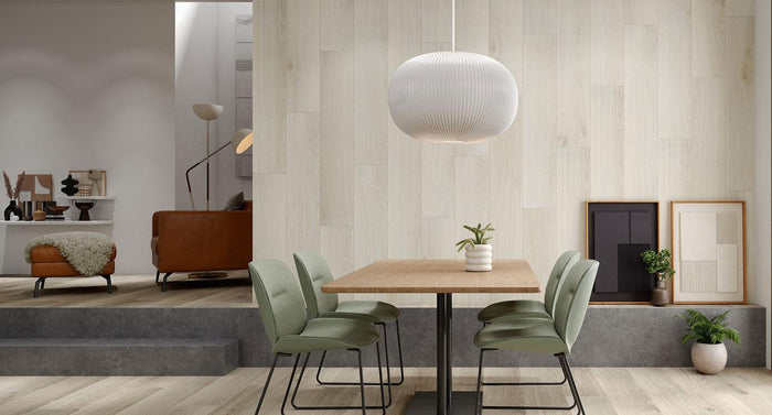 Civic InOut White 6x36 Porcelain Plank Tile 2