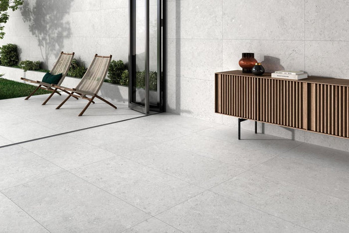 Caliope InOut White 24x24 Matte Porcelain Tile 2