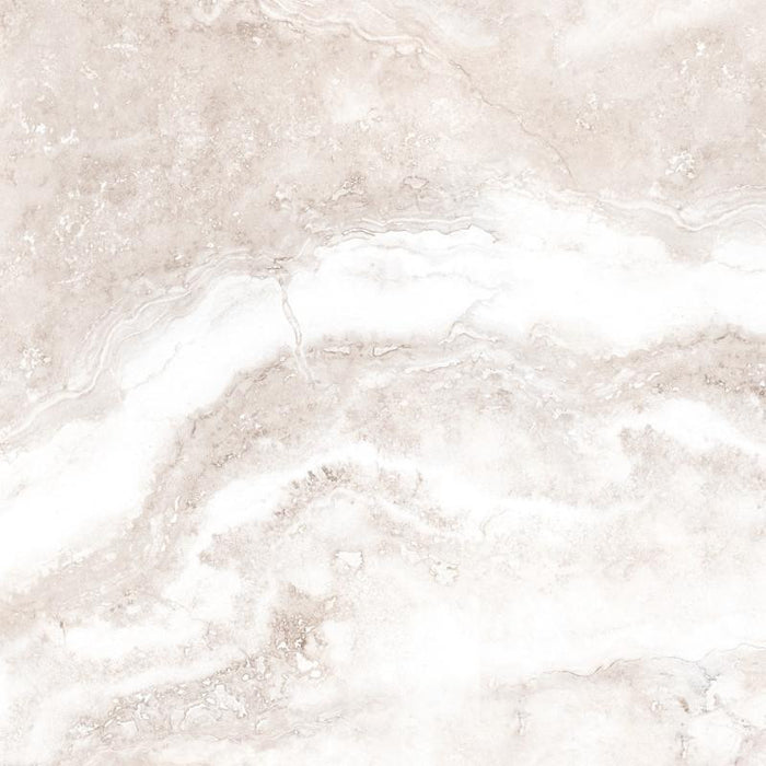 Izmir Ivory White Polished 24x24 Porcelain Tile 1