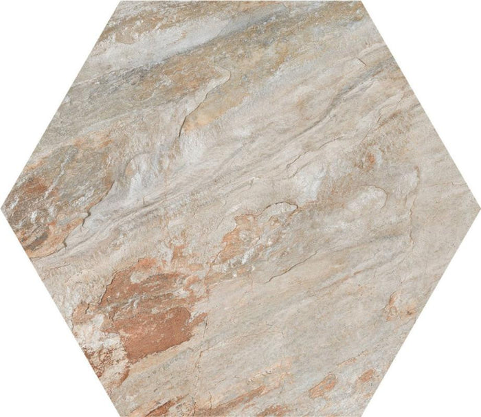 Manstone Hex 19x22 Matte Porcelain Tile 1