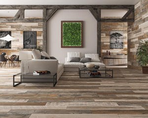 Firewood Warm 8x48 Wood Look Porcelain Plank Tile