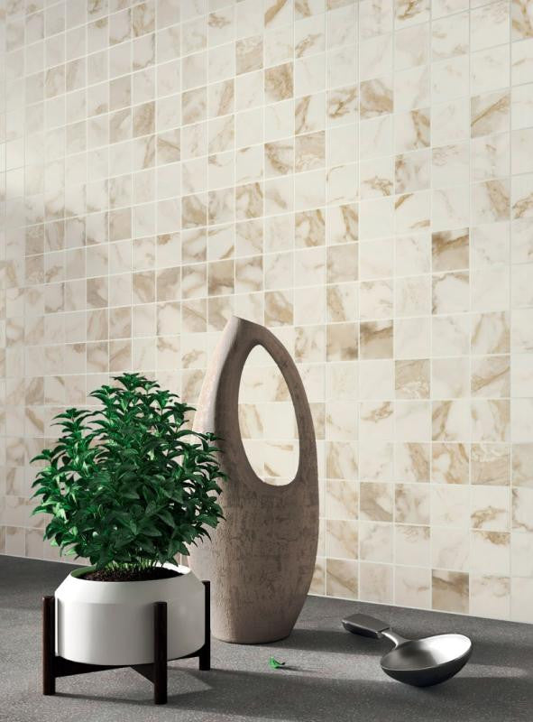 Prestige Calacatta Gold 12x24 Marble Look Porcelain Tile 2