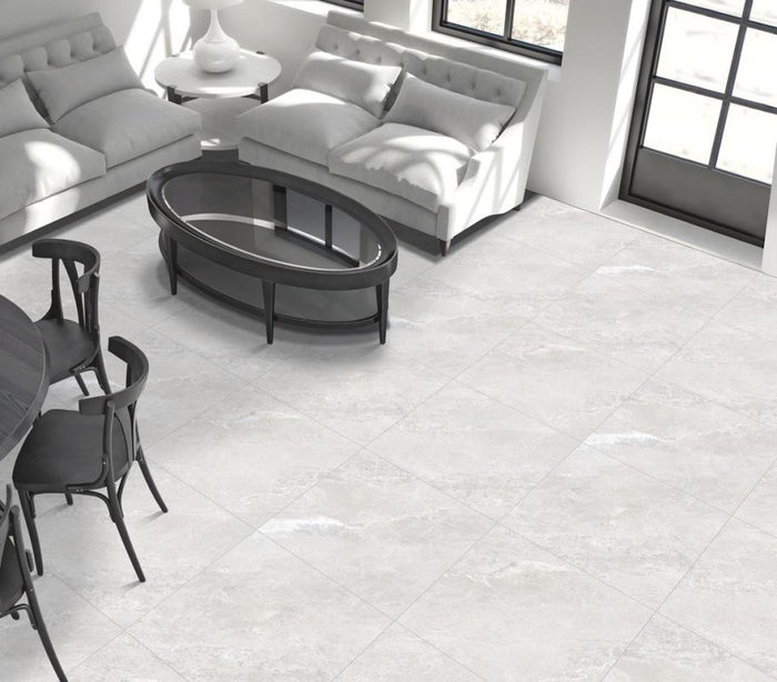 Silver Slate 24x24 Slate Look Porcelain Tile 2
