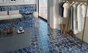 Dorne Blue Provenzal 6x13 Porcelain Tile