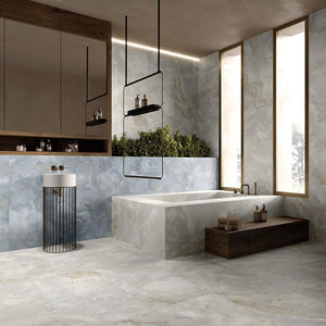 Onyx White 12x24 Onyx Look Porcelain Tile
