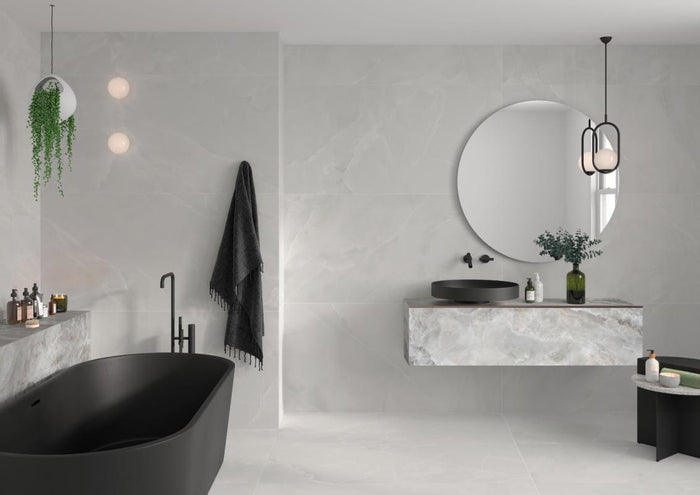 Scarlet Soft White 12x24 Matte Porcelain Tile 4