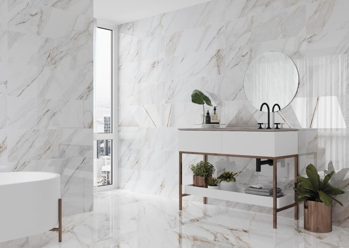 Corinto 24x24 Polished Porcelain Tile