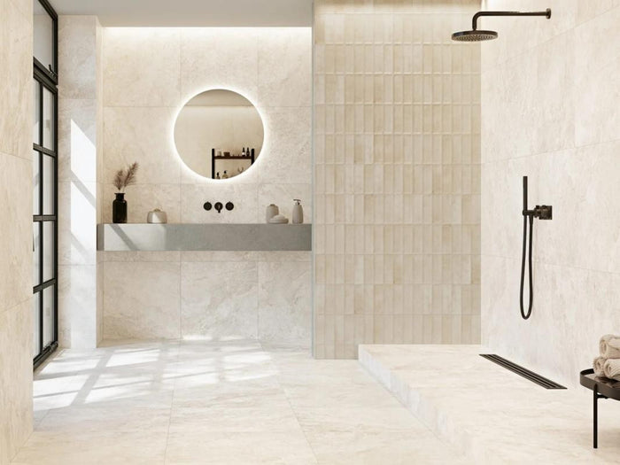 Mylos Bone 24x24 Stone Look Porcelain Tile 3