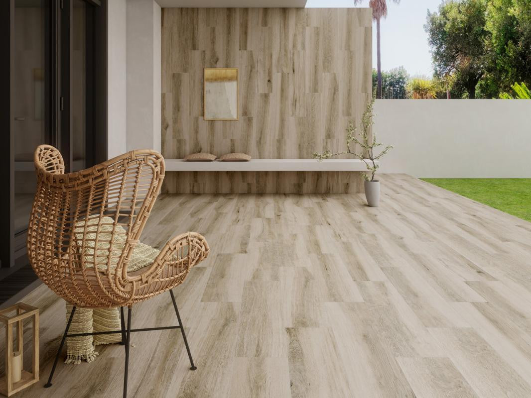 Louvre Taupe 10x40 French Oak Look Porcelain Plank Tile