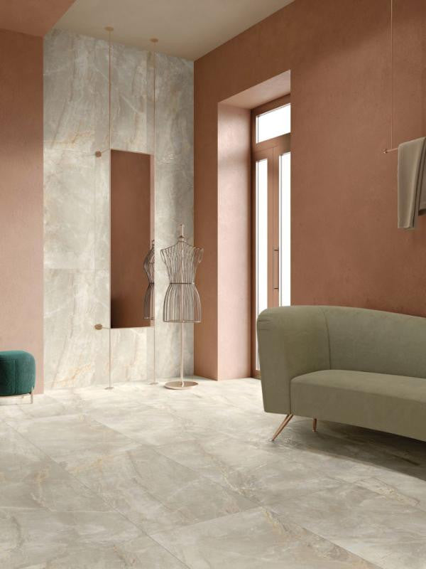 Charme Ivory 24x24 Matte Porcelain Floor Tile 2