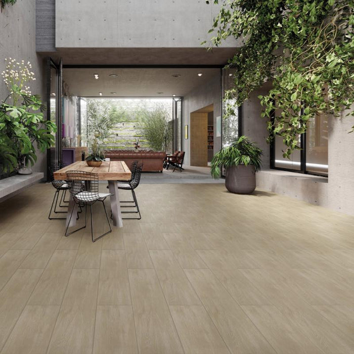 Maderato Nuez 8x48 Walnut Wood Look Porcelain Plank Tile 2