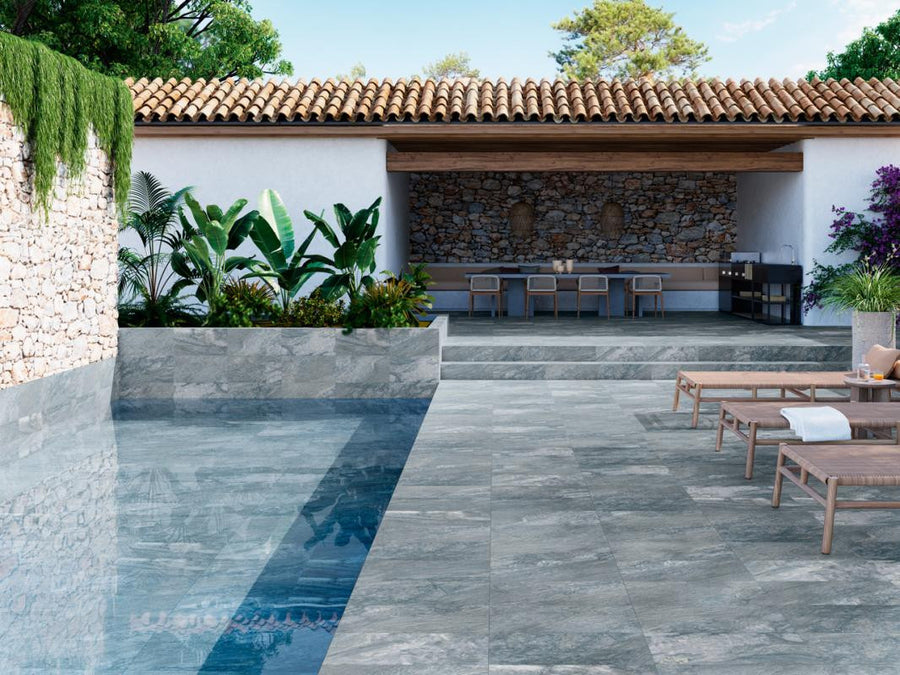 Sagano Blue 12x24 R11 Anti-Slip Porcelain Tile