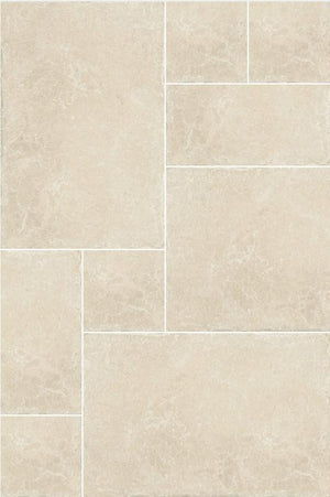 Provence White Modular Pattern Porcelain Floor Tile