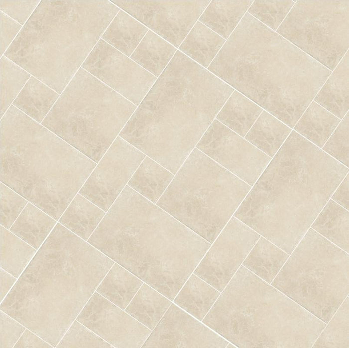 Provence White Modular Pattern Porcelain Floor Tile 5