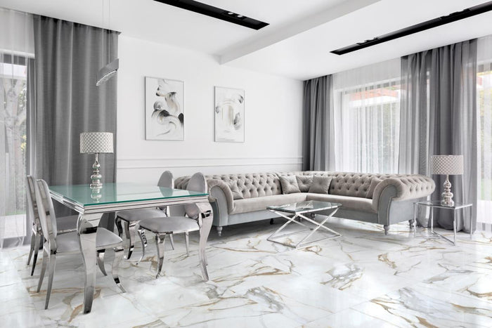 Porcelanato imitación mármol Calacatta Prestige 36x36 2