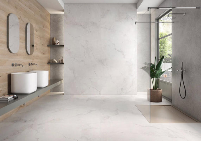Creta Cream Polished 12x24 Porcelain Tile 3