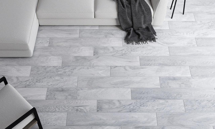 Blue Ridge Grey 8x48 Porcelain Plank Tile 2