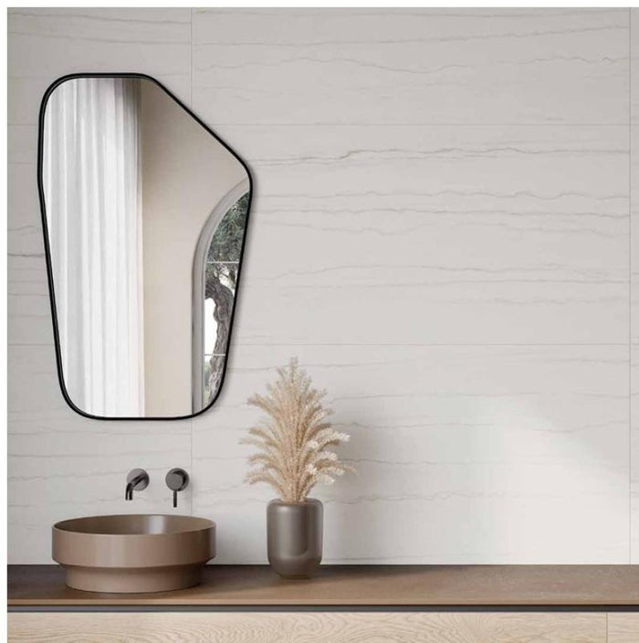 Baldosa porcelánica Sensi Nuance White Macaubas de aspecto cuarcita 24x48 4