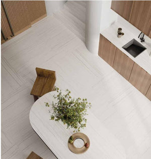 Sensi Nuance White Macaubas 24x48 Quartzite Look Porcelain Tile