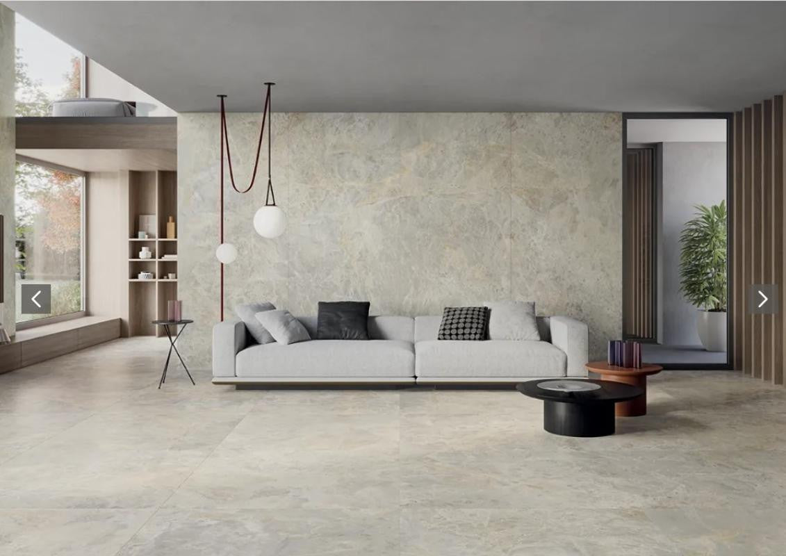 Versilia Fiorito Ivory Silky 24x48 Porcelain Tile