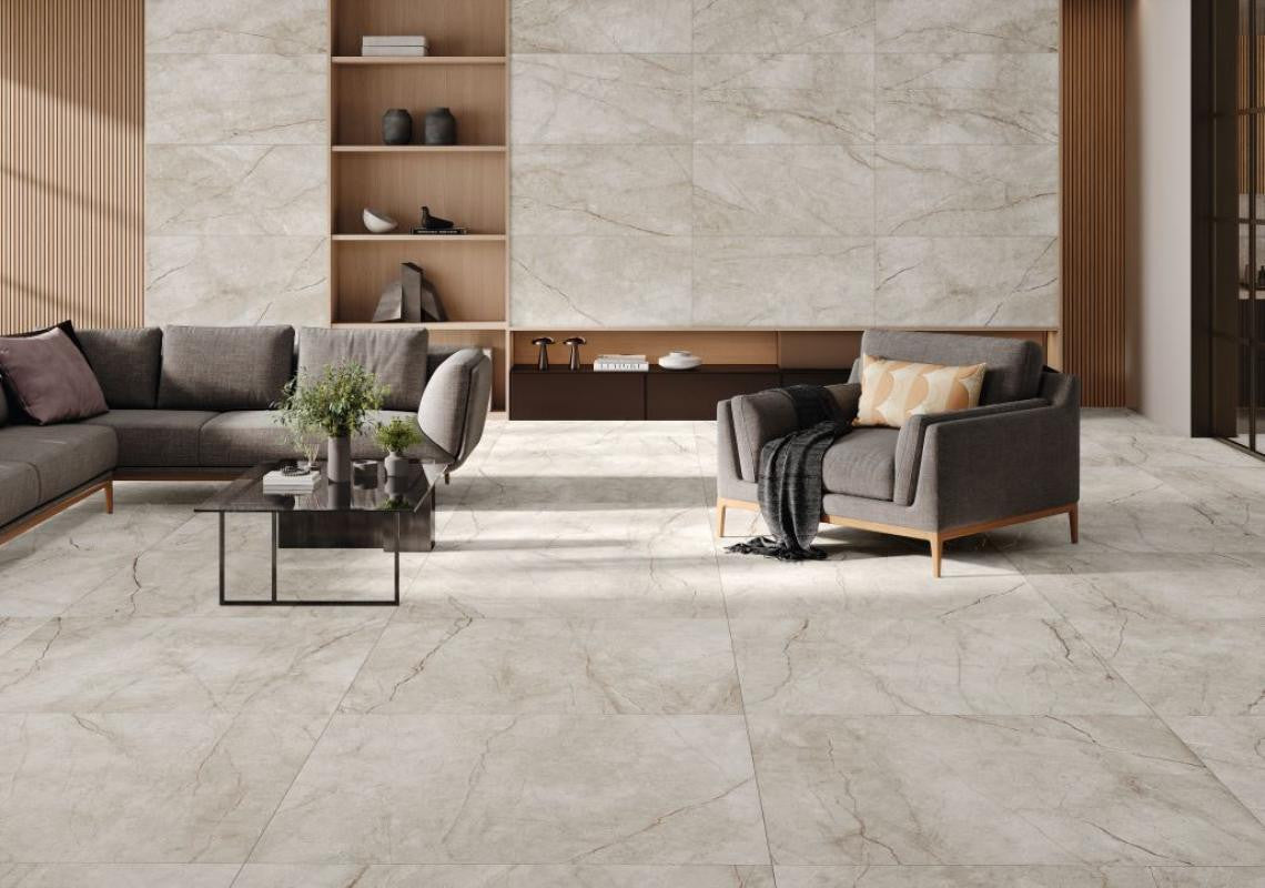 Piso de Porcelana Rainforest White de 24x48