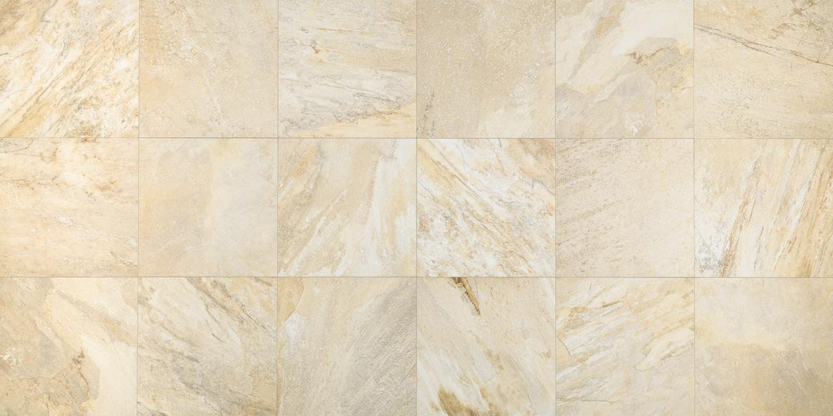 Place Almond 24x24 Contemporary Porcelain Floor Tile