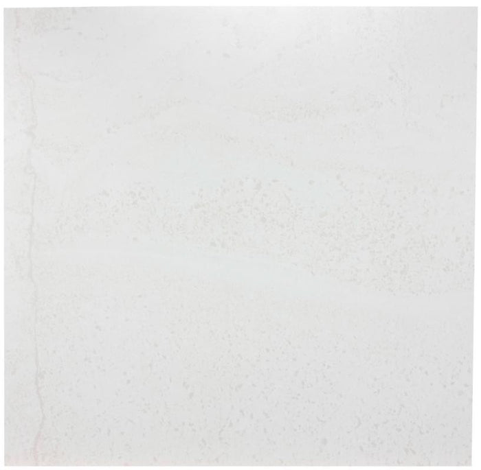 Launton Luster White Matte 24x24 Stone Look Porcelain Tile 1