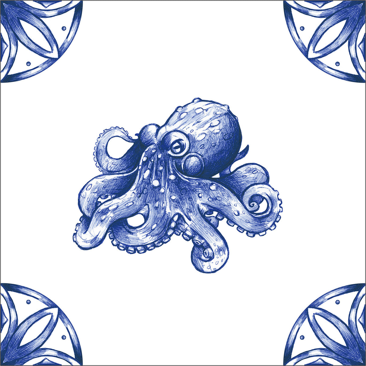 Nautilus 10x10 Patterned Porcelain Tile