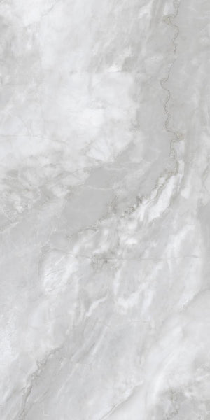 Monsoon Grey 24x48 Polished Marble Look Porcelain Tile