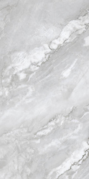 Monsoon Grey 24x48 Polished Marble Look Porcelain Tile