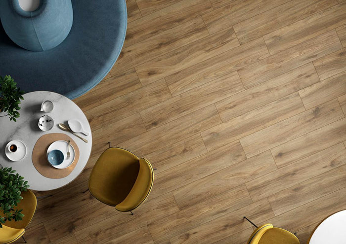 Sequoia Brown 8x40 Wood Look Porcelain Plank Tile 2