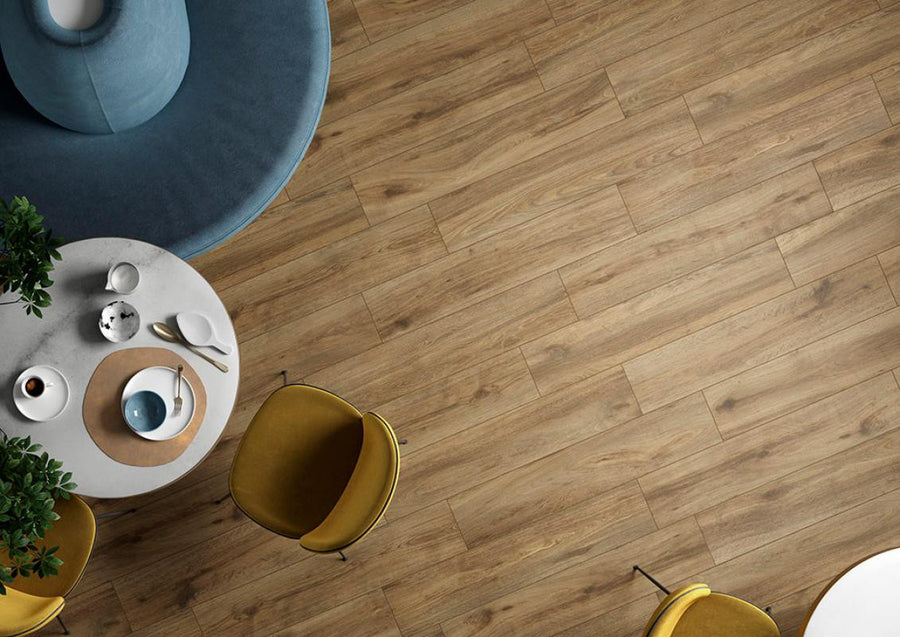 Sequoia Brown 8x40 Wood Look Porcelain Plank Tile