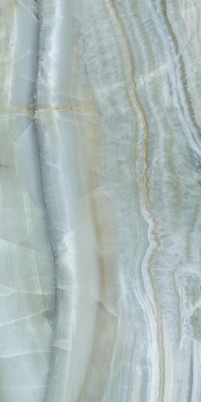 Chroma Blue 24x48 Polished Exotic Marble Look Porcelain Tile 1