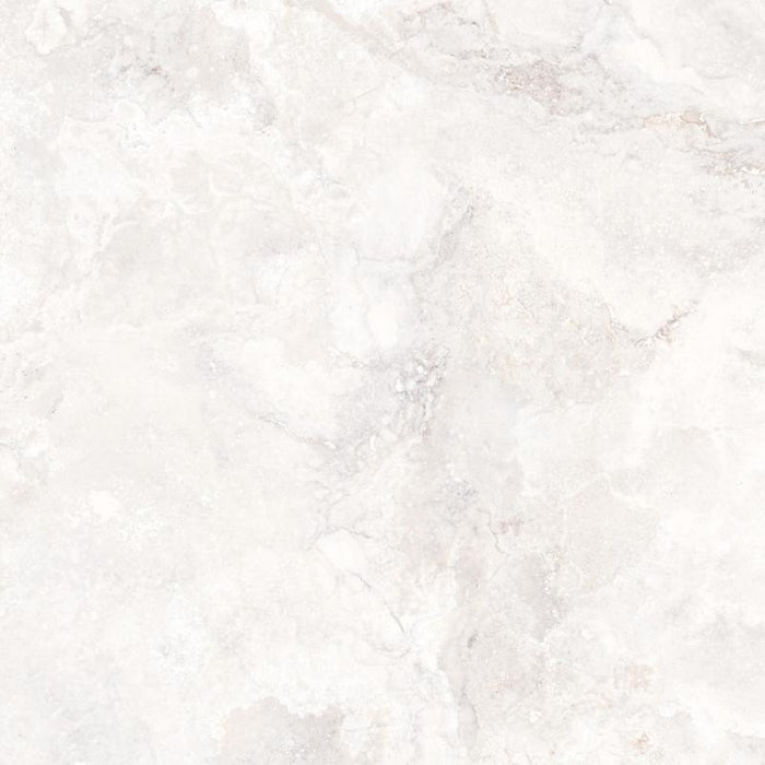 Rapolano White Polished 24x24 Travertine Look Porcelain Tile 1