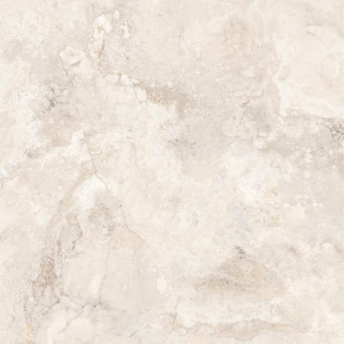 Rapolano Bone Polished 24x24 Travertine Look Porcelain Tile 1