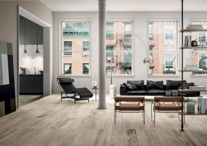 Farmhouse White 8x40 Wood Look Porcelain Plank Tile