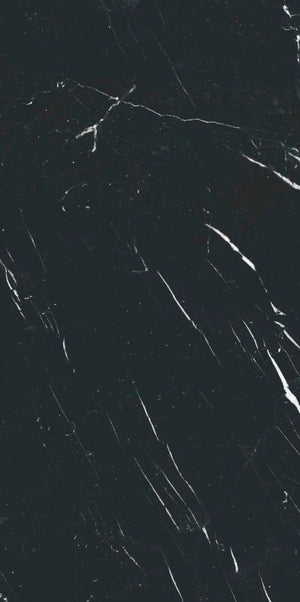 Marmorea Marquina 12x24 Marble Look Porcelain Tile