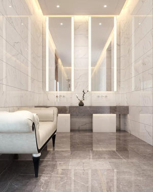 Olimpo 14x28 Polished Marble Look Porcelain Tile