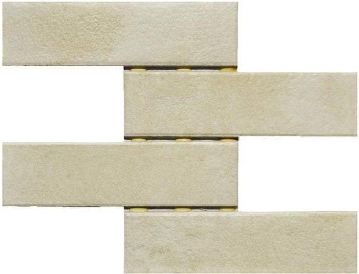 Cambridge White Ceramic Mosaic Tile 11x15 Sheet 1