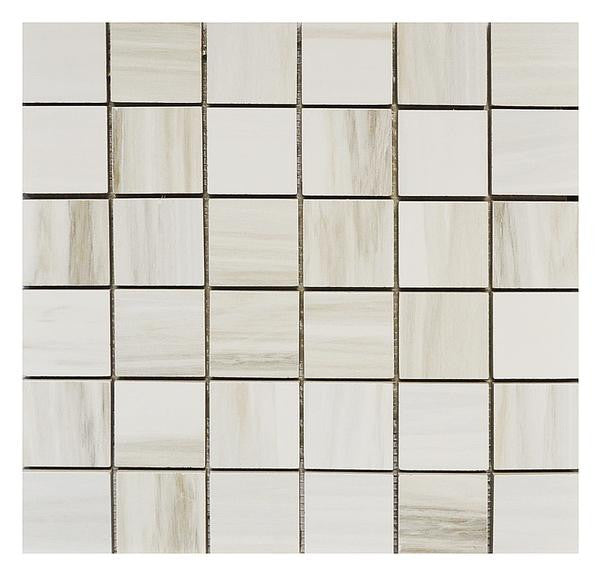 Ontario Greige 2x2 Porcelain Mosaic Tile 12x12 Sheet