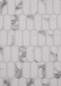 Grouted grey and white tile
