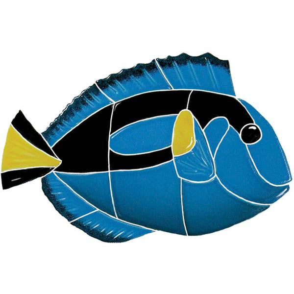 Tang Regal Blue pool tile fish
