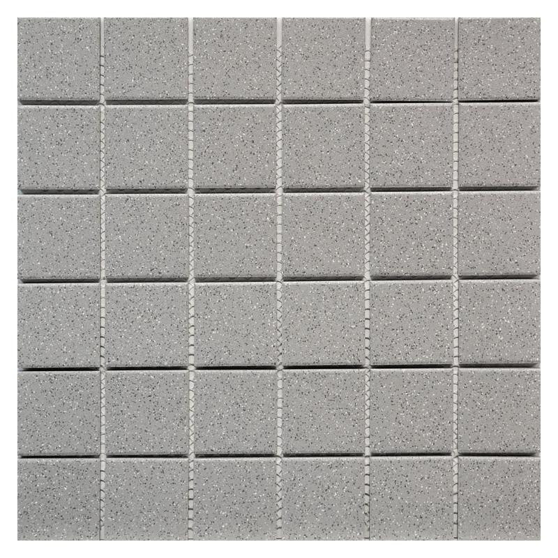 Grey Speckled 2x2 Porcelain Mosaic Tile 12x12 Sheet